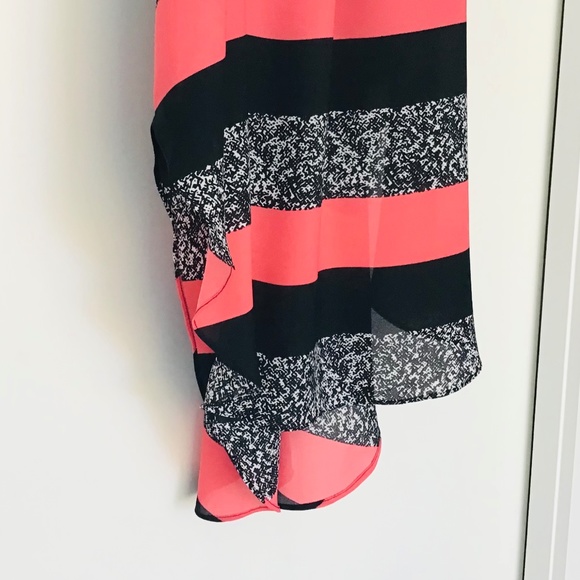 EIGHT SIXTY size 8-10 dress with spaghetti straps, black, pink and white - Picture 3 of 11